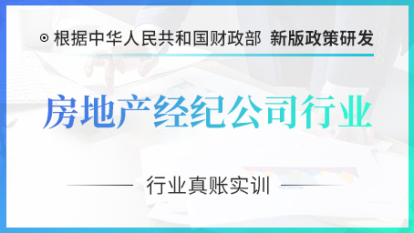 房地产经纪公司行业真账实操