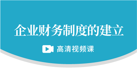 企业财务制度的建立